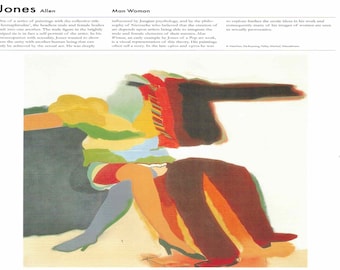 Allen Jones, Original Exhibition Museum Poster - Etsy