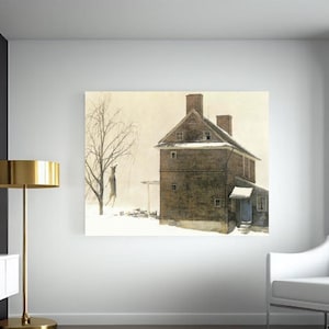 Giclée Fine Art Print; &quot;Tenant Farmer&quot; By Andrew Wyeth; Fine Art Print; Giclée Print; Andrew Wyeth; Andrew Wyeth Art; Wyeth Art Print