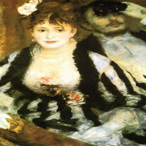 Vintage 1939 Rare Renoir Portrait French Offset Lithograph Vintage 1939 Rare Renoir Portrait French Offset Lithograph