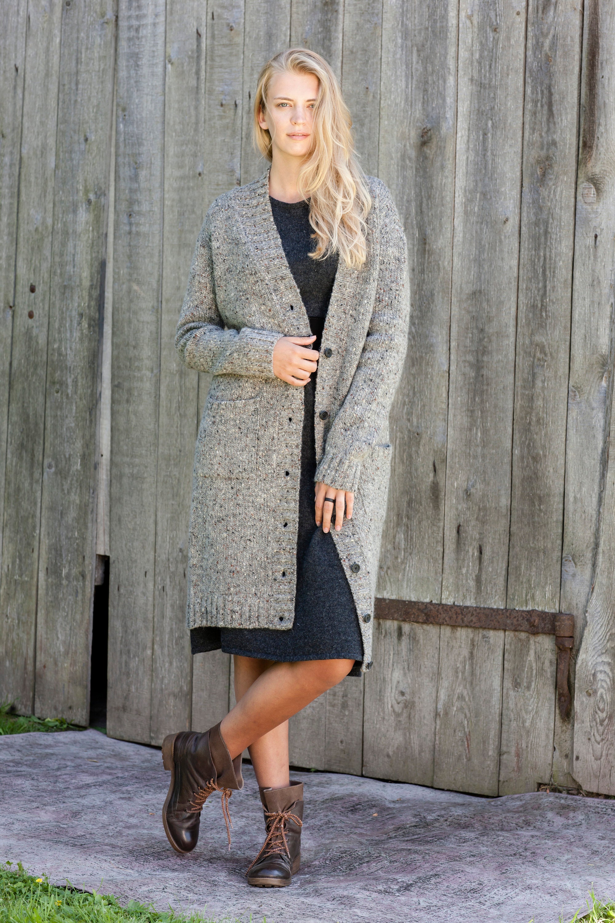 Long Tweed Cardigan, Thick Wool Cardigan, Button Down Winter Cardigan, Handmade Wool Coat With Pockets, Natural Grey Longline Cardigan - Etsy Long Tweed Cardigan, Thick Wool Cardigan, Button Down Winter Cardigan, Handmade Wool Coat With Pockets, Natural Grey Longline Cardigan - Etsy