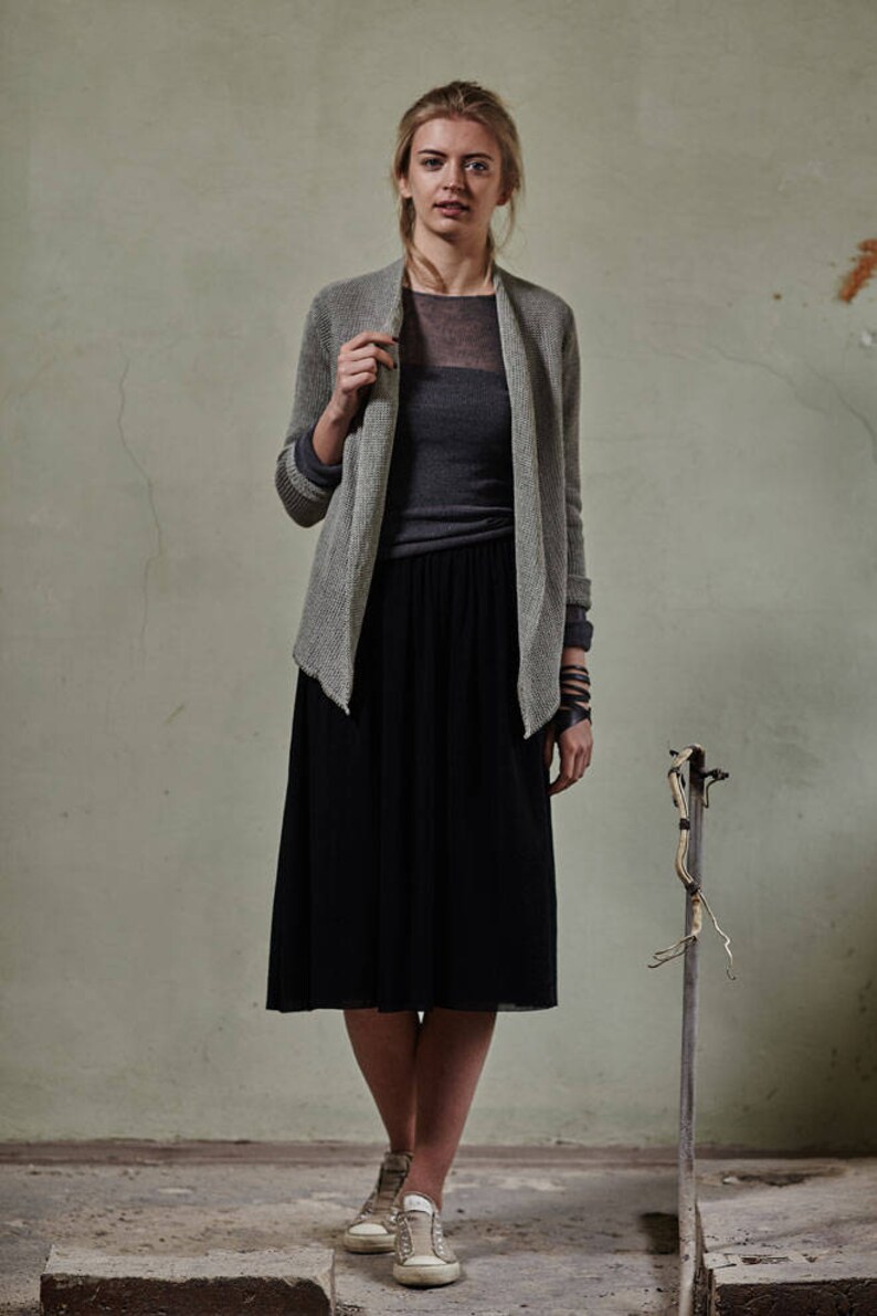 Organic linen cardigan,Knit linen jacket,Linen summer wrap,Knit linen sweater Knitted linen sweater Linen wrap Linen summer jacket