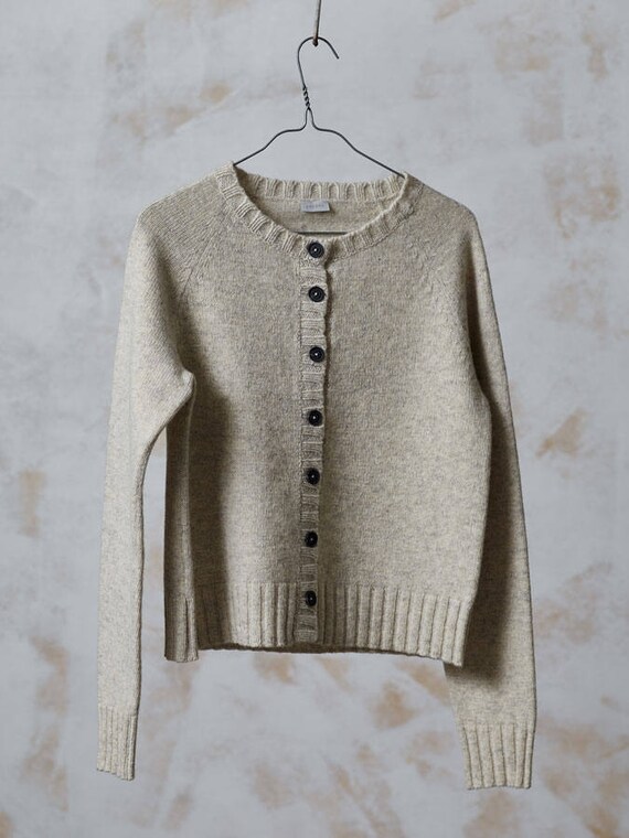 handmade wool cardigan