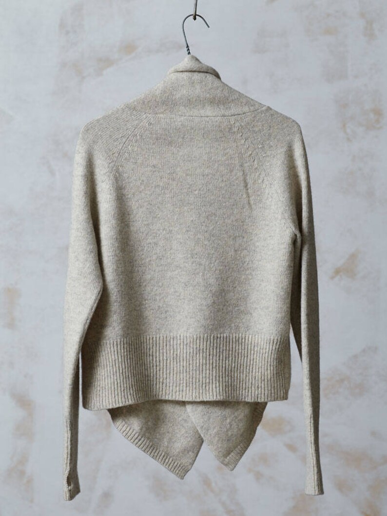 Wrap Wool Knitted Cardigan