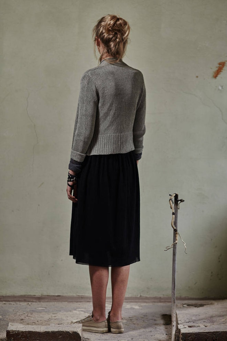 Organic linen cardigan,Knit linen jacket,Linen summer wrap,Knit linen sweater Knitted linen sweater Linen wrap Linen summer jacket