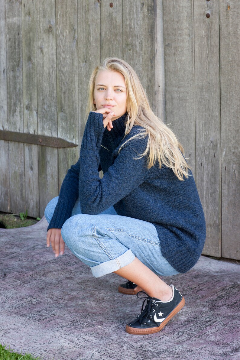 relaxed fit wool jumper