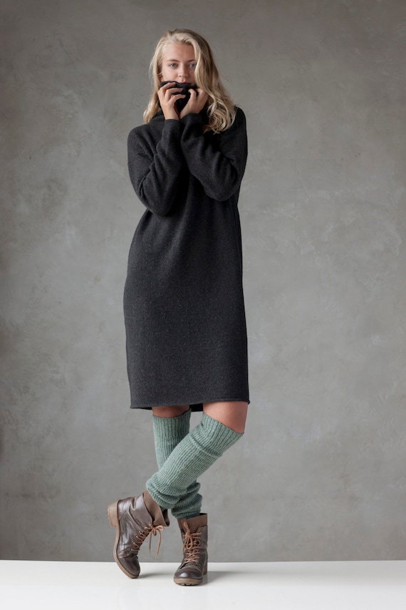 [PORTA] Best★LOGO KNIT LONG LEG WARMER Women's Extra Long Stirrup Leg Warmers Winter Knitted Over
