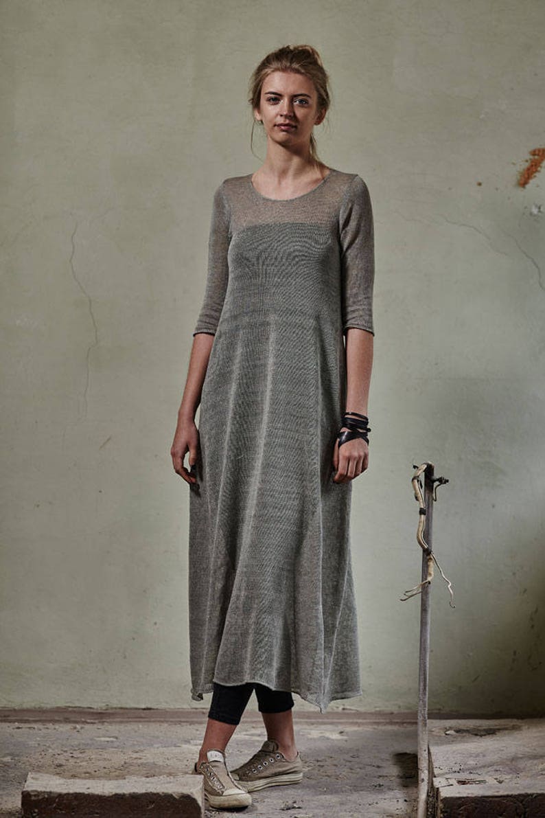 knitwear maxi dress