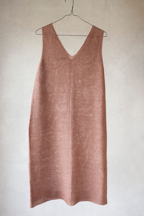 sleeveless linen dresses uk