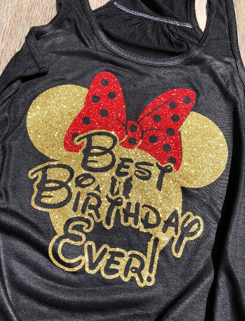 best birthday ever disney shirt