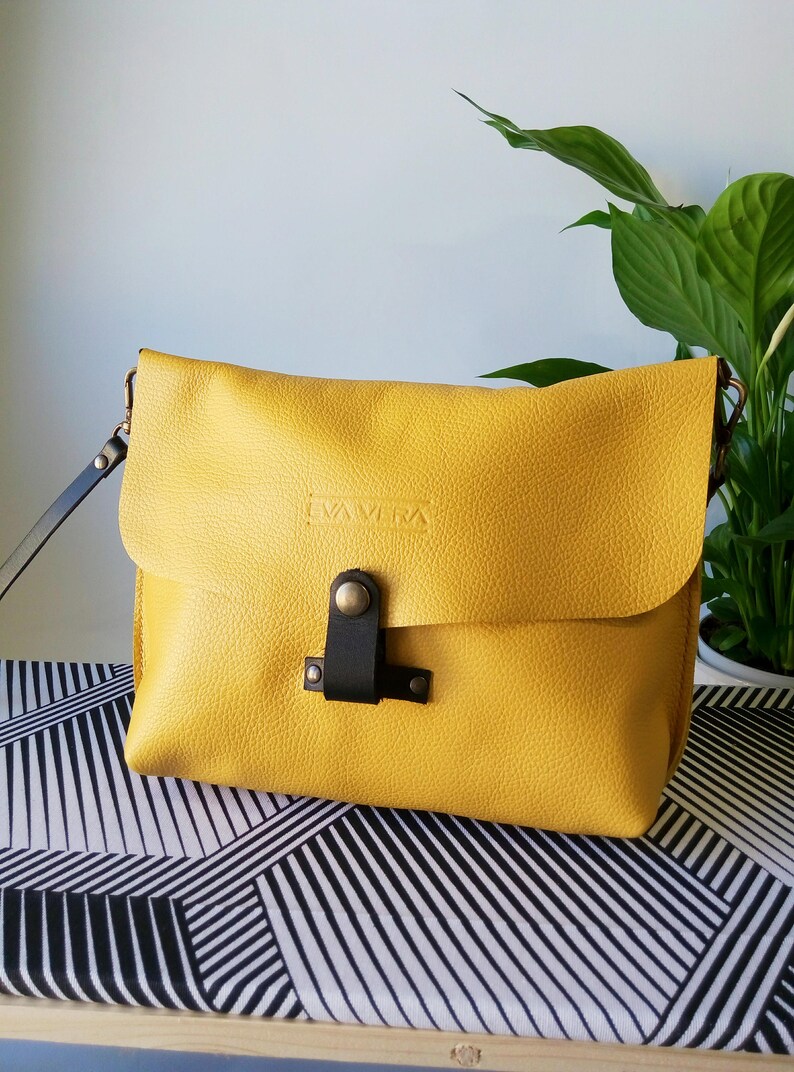 Cuir MainEtsy Bandoulière En À Sac Minimal RjLA345