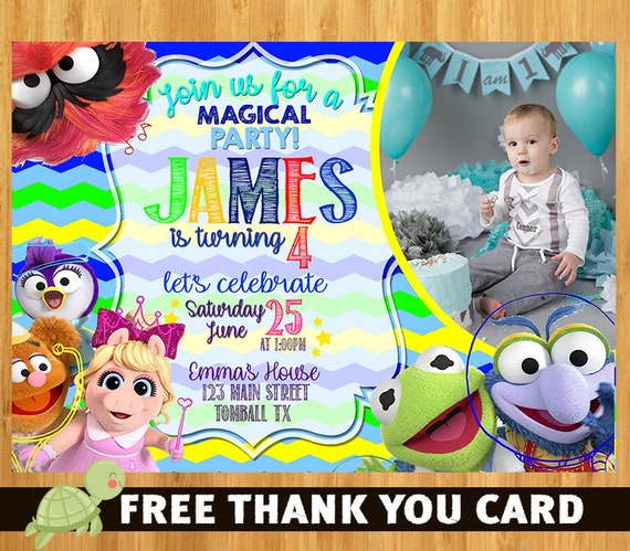 Muppets Birthday Party Invitations Free 9
