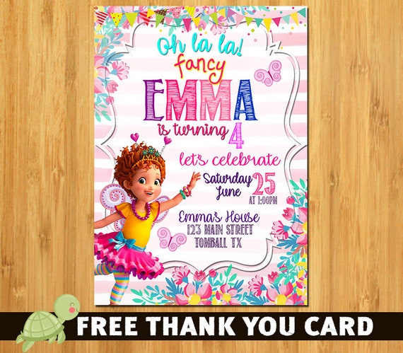 Fancy Nancy invitation Fancy Nancy Birthday invitation | Etsy