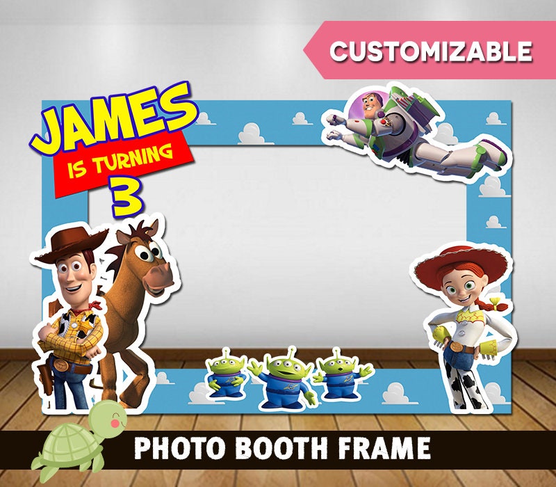 Toy Story Photo Booth Frame Toy Story birthday Toy Story Etsy
