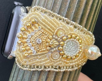 Apple Watch Band - 42-44-45 mm - Women's - Adjustable - "Jasmine's Joy"