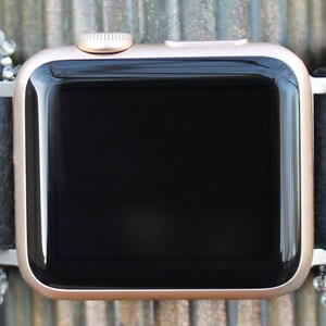 Bracelet pour Apple Watch 38-40-41 mm Femmes Réglable Croix argentées image 6