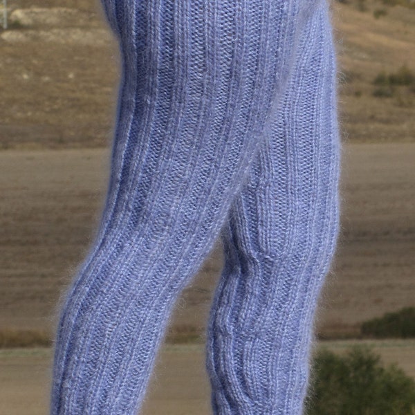 Hand Knit Leggings - Etsy