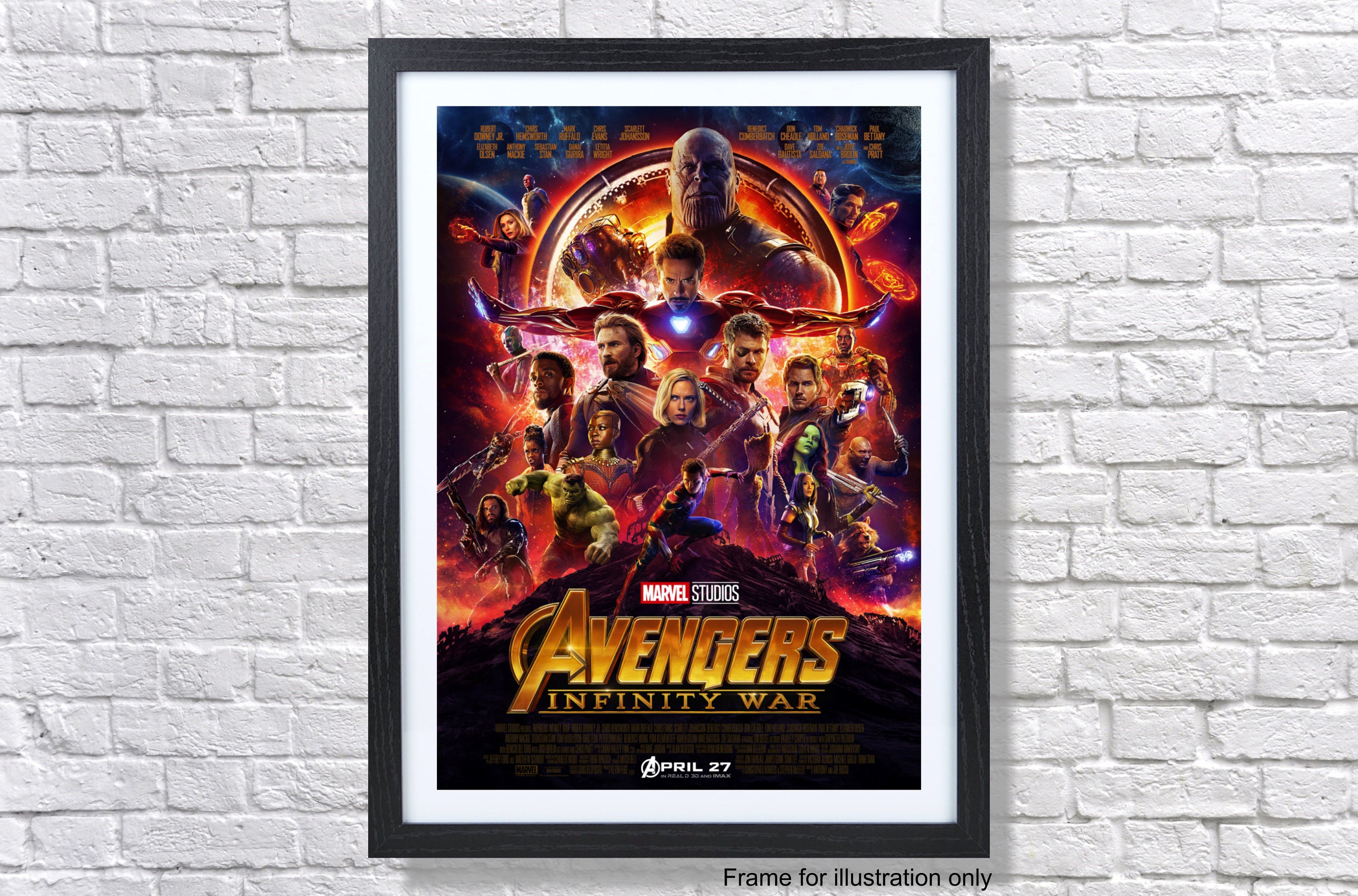 Marvel Avengers Infinity War Movie Poster pic