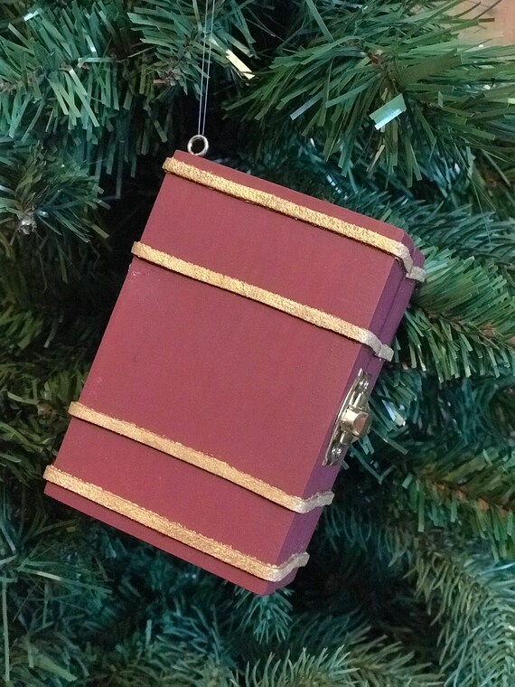 School Trunk Inspired Harry Potter Christmas Ornament Free Etsy