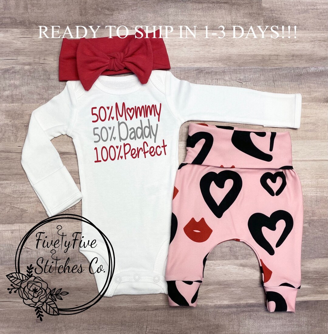 Baby Girl Coming Home Outfit Mommy Daddy Perfect Going Home Etsy