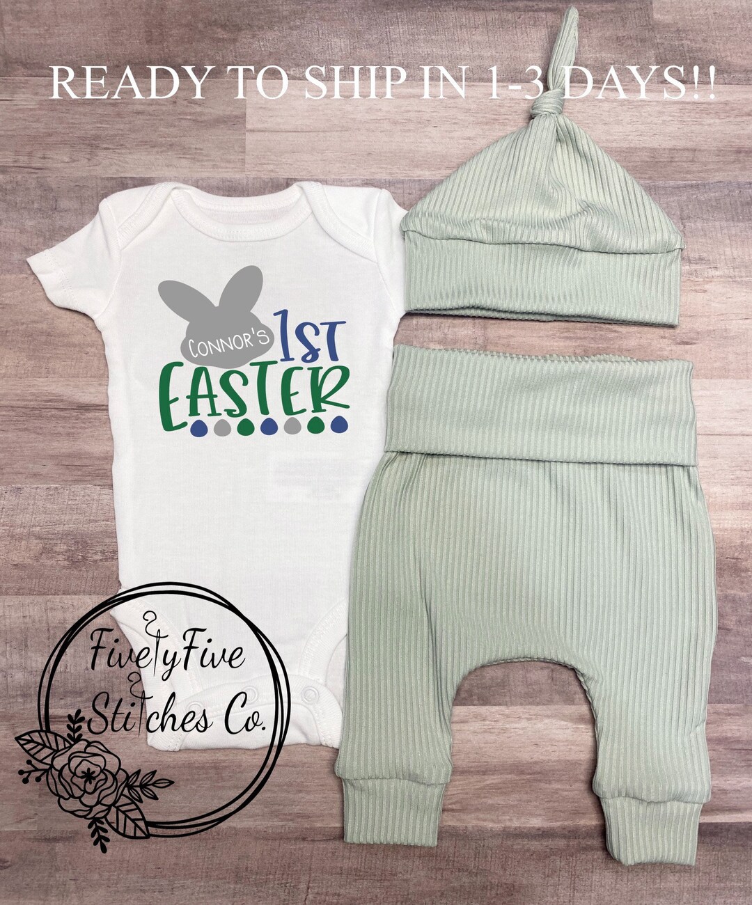 Baby Boy Easter Outfit Personalized Baby Boy Easter Easter Outfit Baby