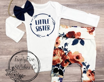 little sister going home outfit
