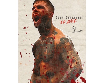 コーディ・ガーブラントのサイン入り写真プリントポスター - 12x8インチ (30 cm x 20 cm) - 素晴らしい品質