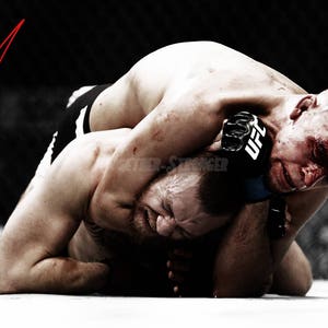 Nate Diaz pre signed photo print poster - 12x8 inches (30cm x 20cm) - Superb quality