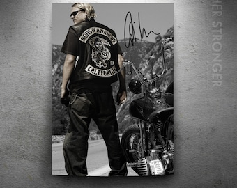 Charlie Hunnam pre signed photo print poster - Superb quality - Sons of anarchy