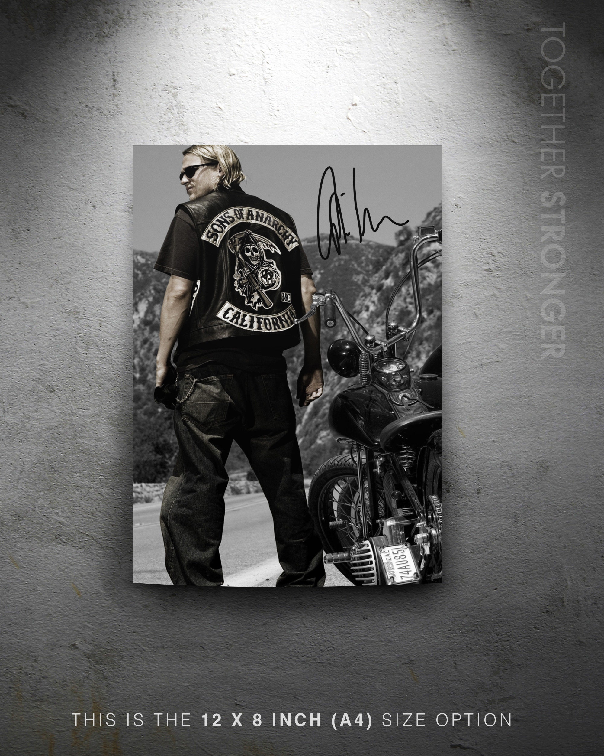 Charlie Hunnam Pre Signed Photo Print Poster - Superb Quality