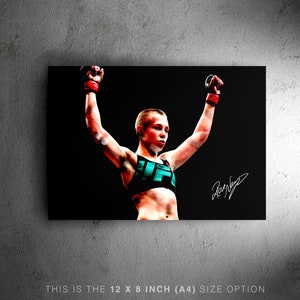 Thug Rose Namajunas Pre Signed Photo Print Poster - Superb Quality - Etsy