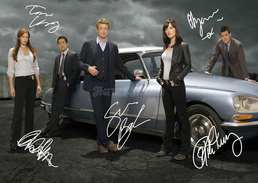 The Mentalist Cast Pre Signed Photo Print Poster - Superb Quality ...