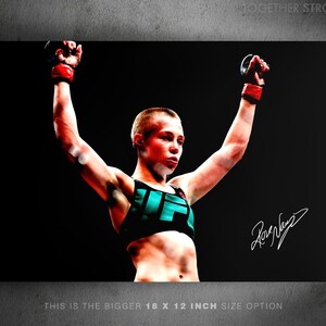 Thug Rose Namajunas Pre Signed Photo Print Poster - Superb Quality - Etsy
