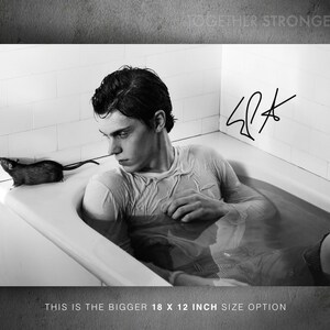 Evan Peters pre signed photo print poster - 12x8 inches (30cm x 20cm) - Superb quality - N.0 1 image 3