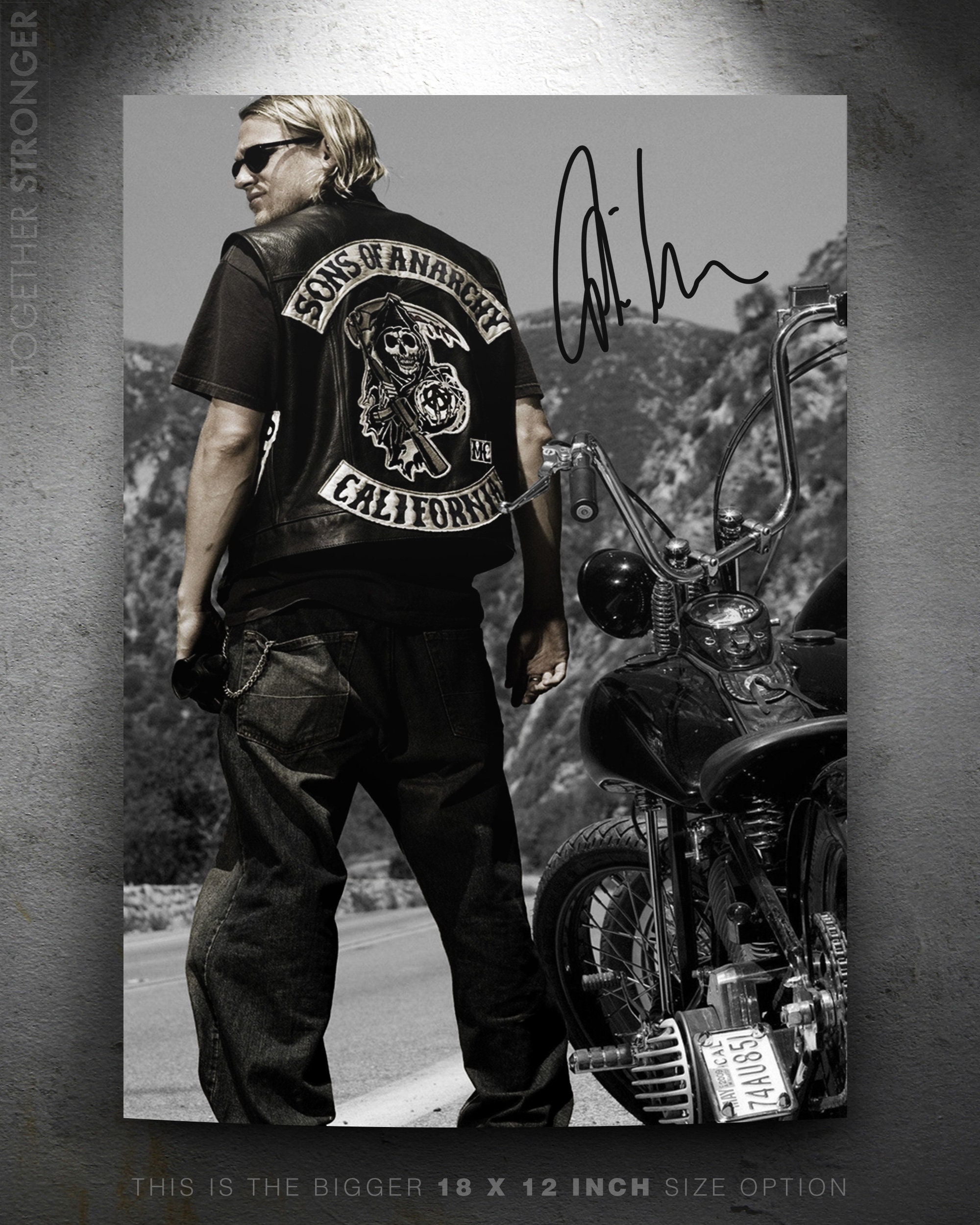 Charlie Hunnam Pre Signed Photo Print Poster - Superb Quality