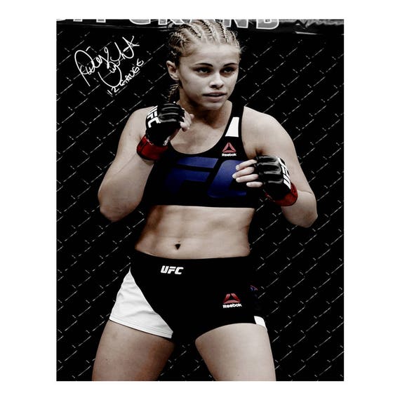 New Paige VanZant UFC Personalized Art Poster Print Custom Wall Decor