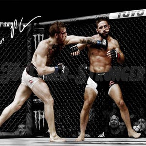 Conor Mcgregor Citation Art Pre Signe Photo Imprimer Affiche Etsy