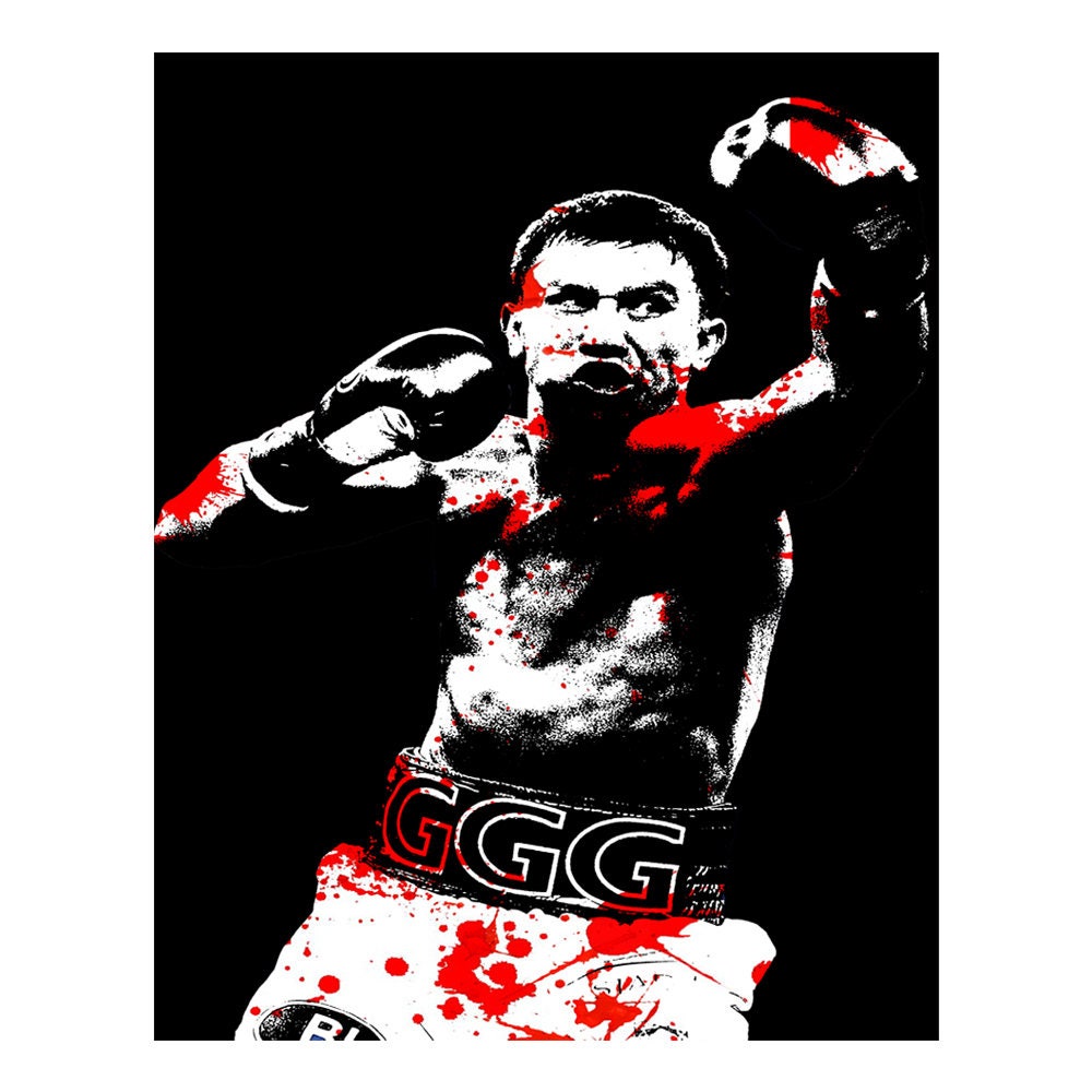 ゲンナジー・ゴロフキン直筆サイン入り特大写真…オリンピック