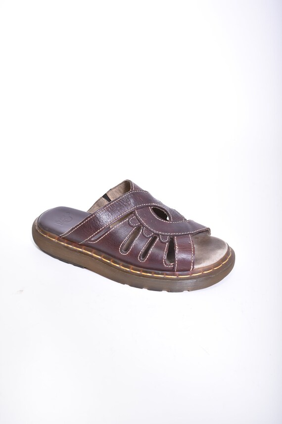 vintage brown DR MARTENS slide sandals women's 7