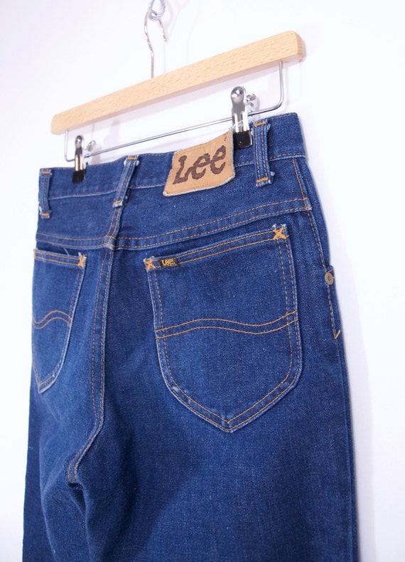 perfect vintage 70s LEE JEANS dark wash jeans 70s 