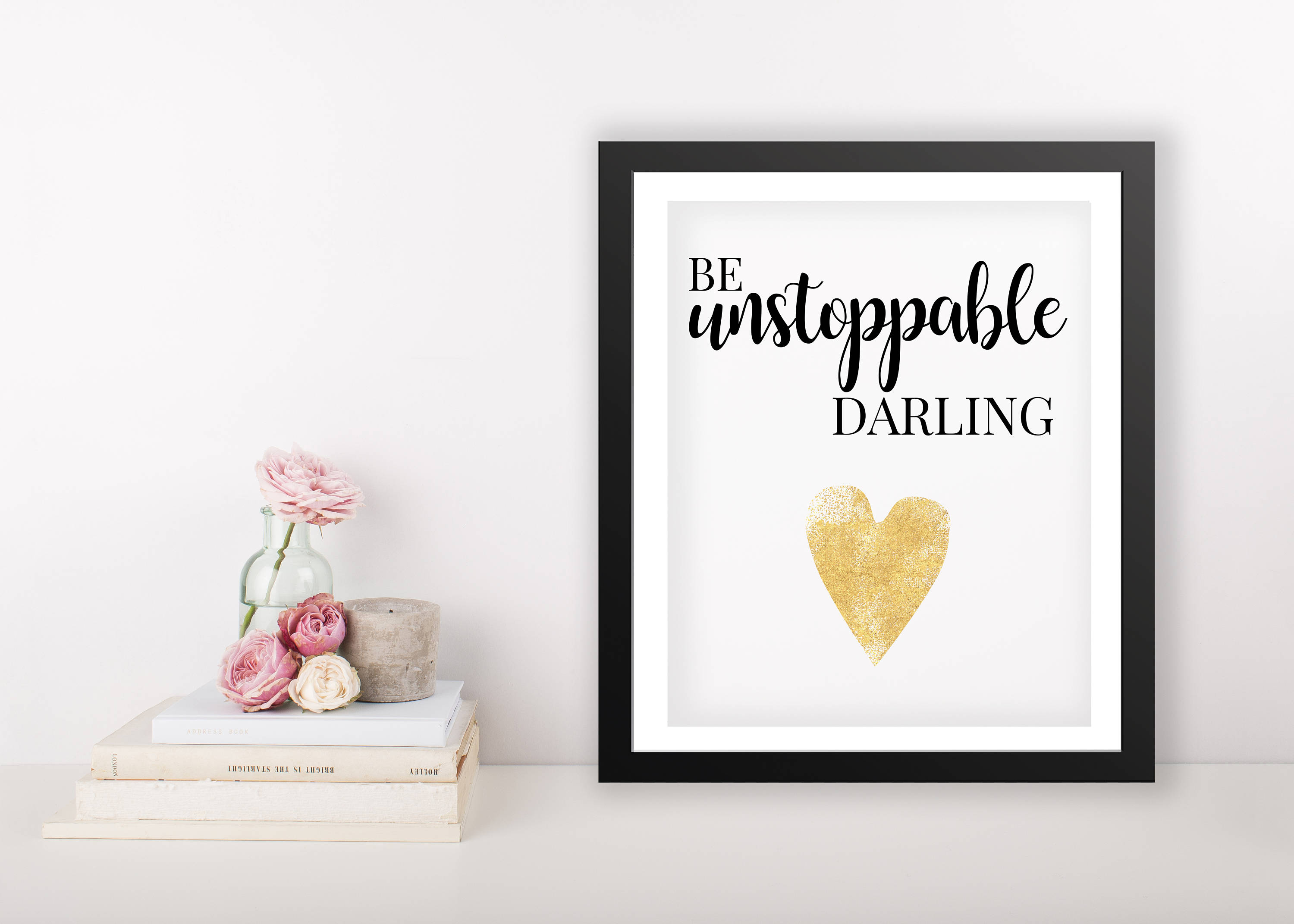 Printable Quote Art 8x10 Printable Wall Art Be Unstoppable - Etsy