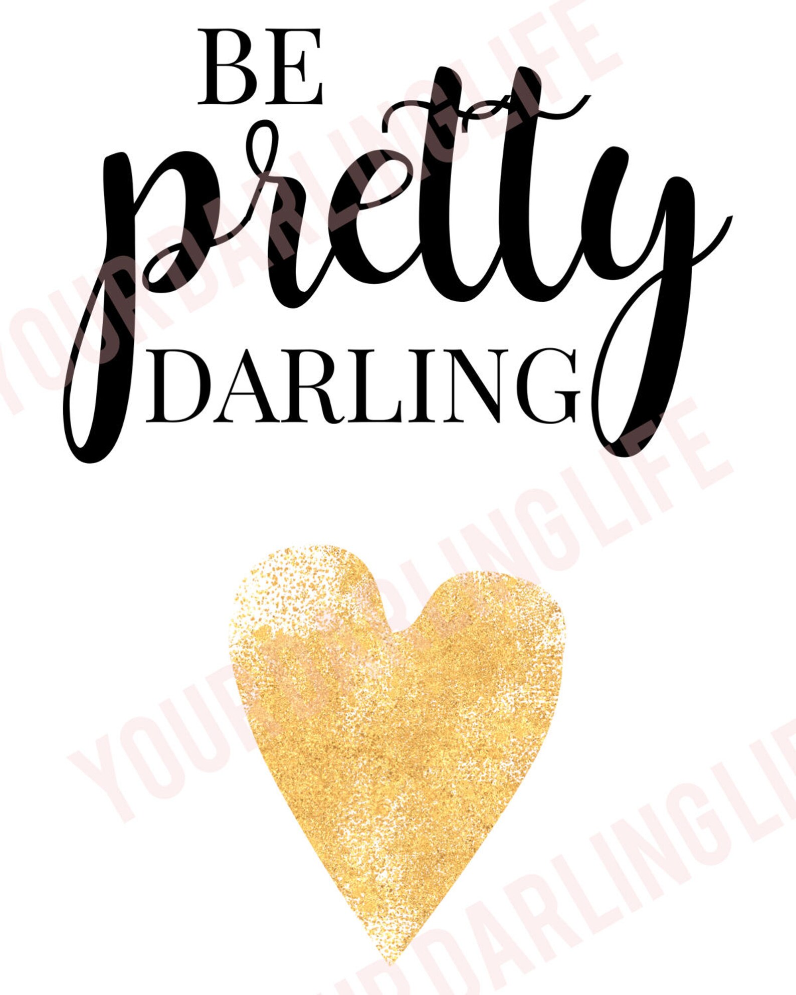Printable Quote Art 8x10 Printable Wall Art Be Positive - Etsy
