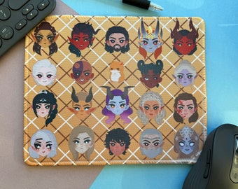 Baldur's Gate 3 - Mouse Pad - Lae'zel, Astarion, Gale, Shadowheart, Wyll, Karlach, Halsin, Jaheira, Minthara, Minsc and more!