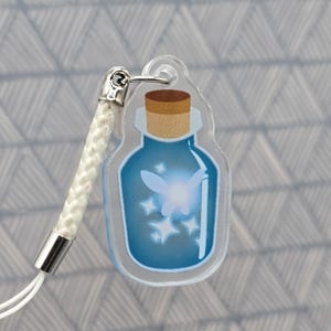 Fairy Bottle Phone Charm