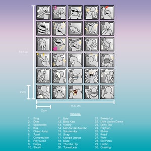 Final Fantasy XIV Emote Sticker Sheet image 3