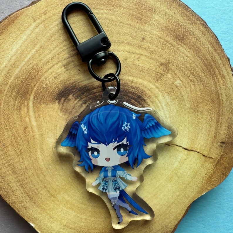 Final Fantasy XIV 'Tiny Ancients' Acrylic Charm Hades, Hythlodaeus, Meteon, Venat image 5