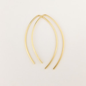 Ear Threader Long Threader, Threader Earrings Dangle Earrings, Gold Threader Earrings, Long Earrings 14k Gold Threader, Gold Threader