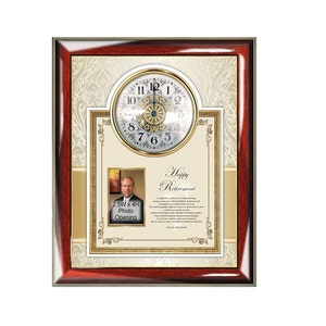 Farewell Retiring Employee Coworker Boss Sayings Poem Retirement Gift Clock Poetry Picture Frame Poetry Congratulation Retirement Present