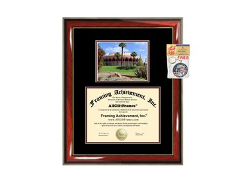 ASU diploma frames Arizona State University lithograph frame certificate framing campus sketch graduation degree gift college document case