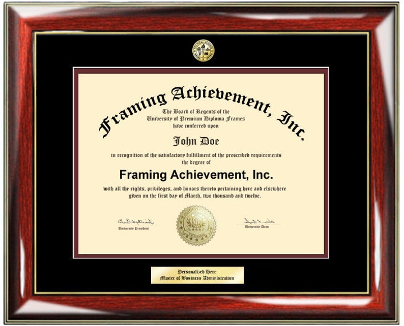 Graduation Diploma Frame University Certificate Framing Image 0