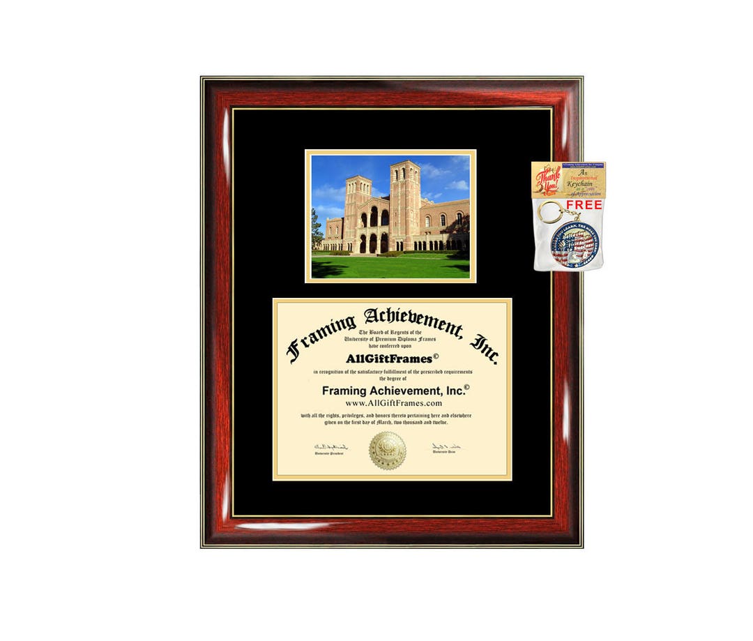 UCLA Diploma Frame University of California Los Angeles Certificate